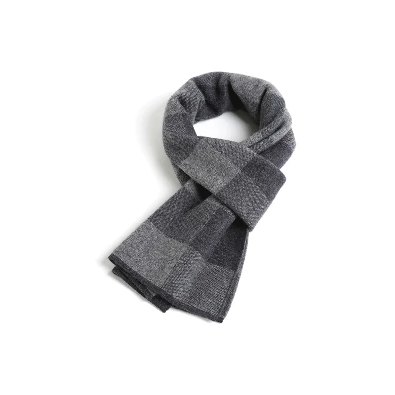 Jiu Ji Cashmere Knit Scarves Men's-2