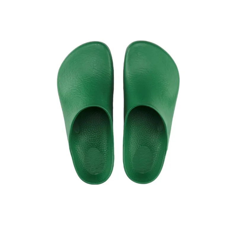 Birkenstock Slip Resistant Closed Toe Slippers Women's Green-3