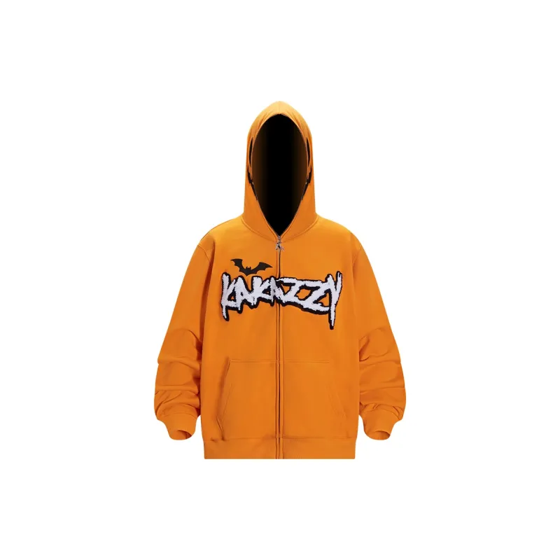 KAKAZZY Sweatshirts Unisex Orange-1