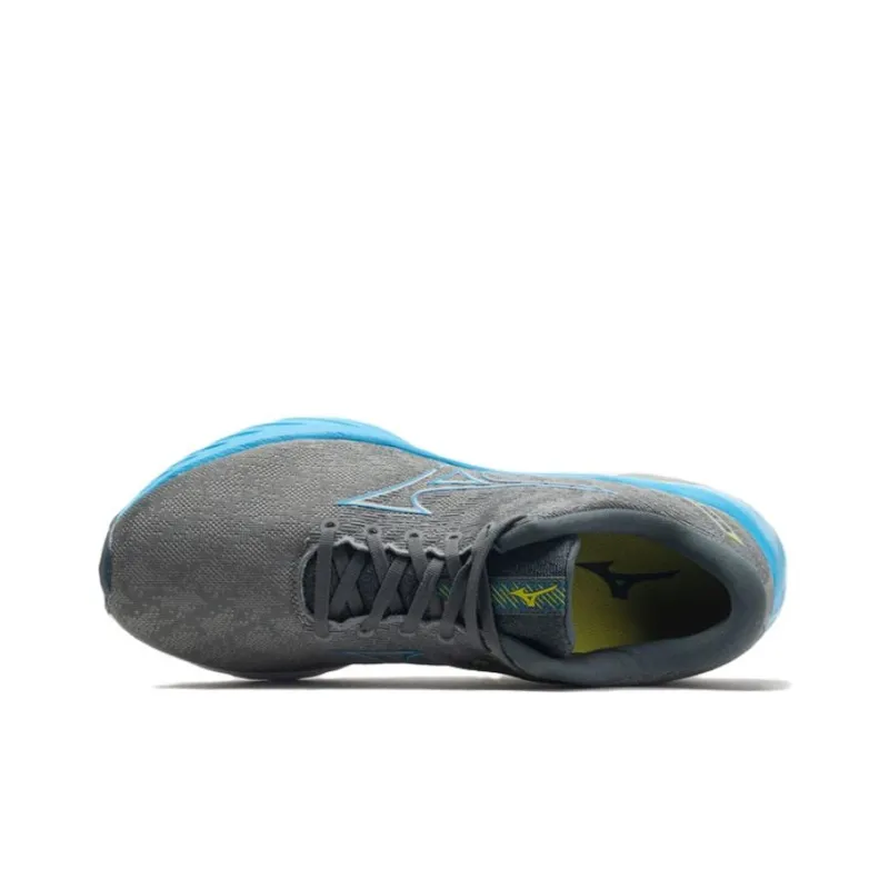 Mizuno Wave Inspire 19 Abrasion Resistant Low Top Running Shoes Men's Gray-4