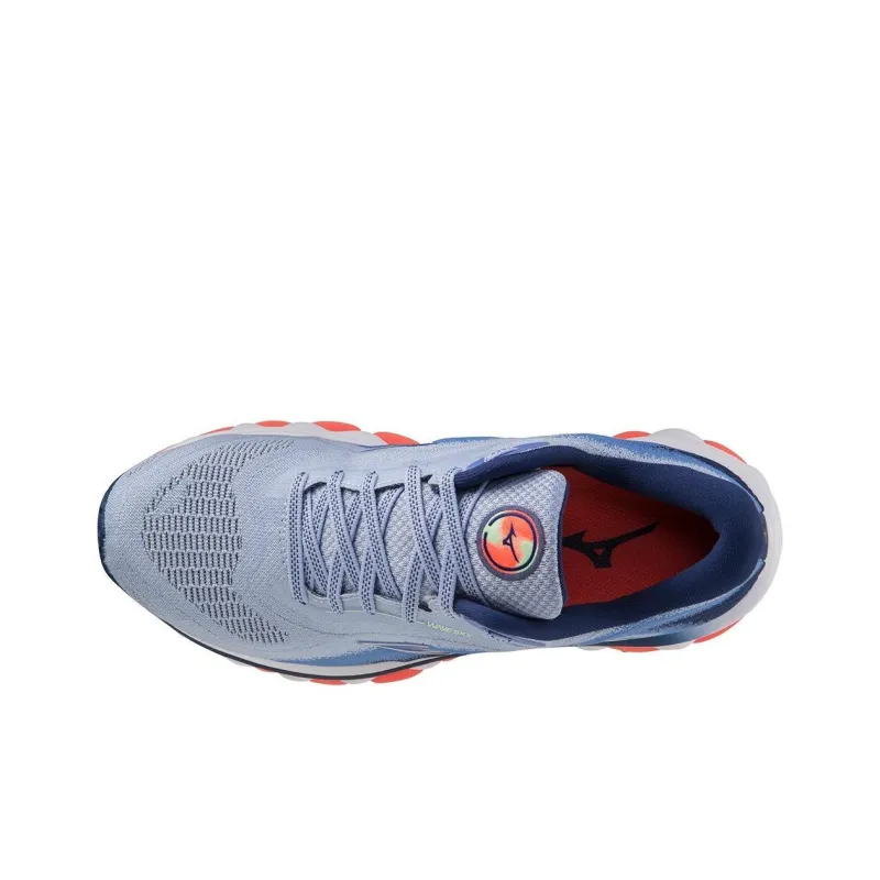 Mizuno Women's Wave Sky 7 'Blue Heron Silver'-4