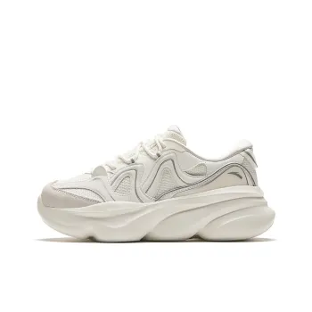 Anta Meowth Waterproof Low Top Casual Shoes Women's Ivory White
