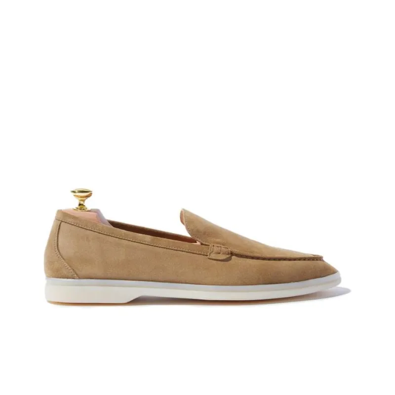 SCAROSSO Ludovico Round Toe Slip On Loafers-1