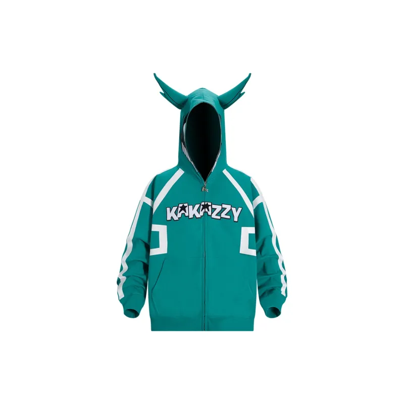 KAKAZZY Sweatshirts Unisex Green-1