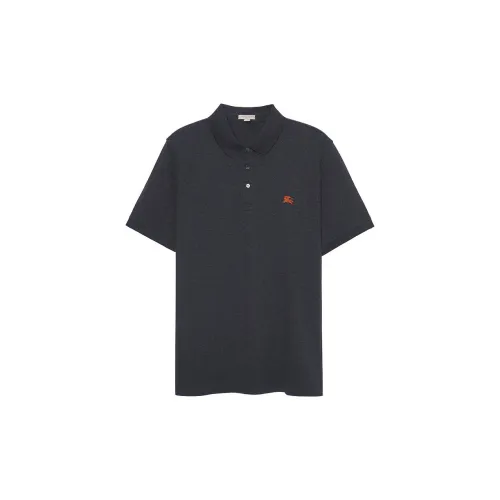 Burberry Polo Shirts Men Dark Gray