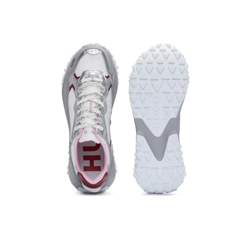 HUGO BOSS Wear-Resistant Low-Top Casual Shoes Women's Light Gray-4