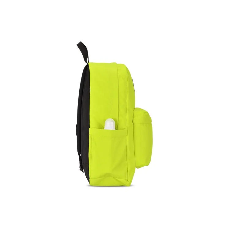 JanSport Polyester With Textile Backpack Medium Size Unisex Neon Green-2