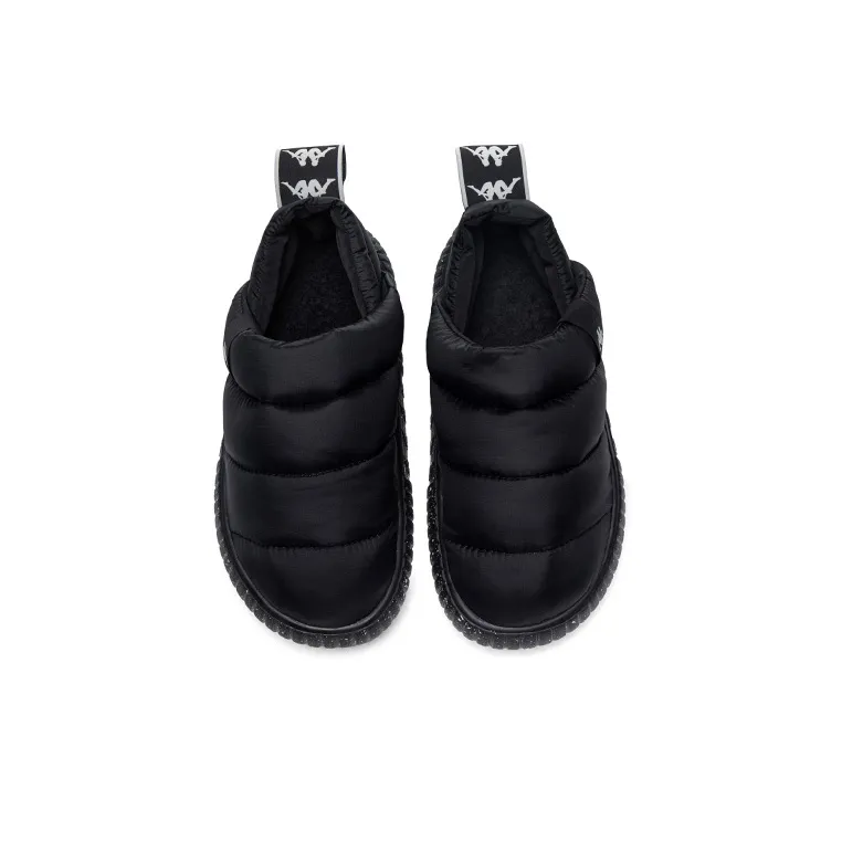 Kappa Warm Wear Resistant Slip Resistant Low Top Casual Shoes Women's Black-3