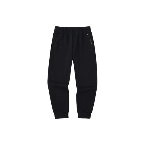 ANTA Variety Training Collection Knitted Sweatpants Men Black