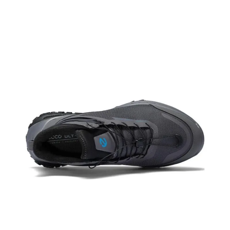 Ecco Otto Series Breathable Low Top Casual Shoes Men's Magnet Gray-3