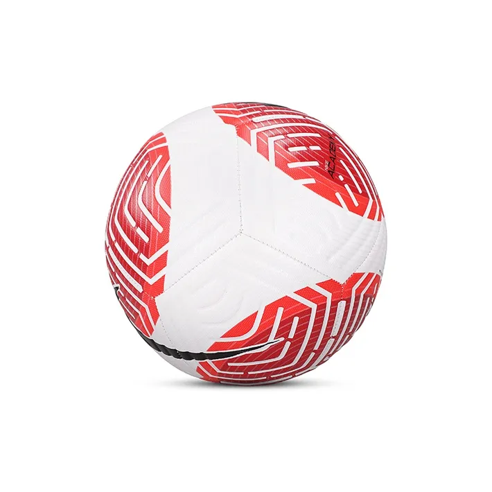 Nike Size 5 Ball Soccer Rubber Machine Stitched Soccer Ball Unisex Red White Black-4