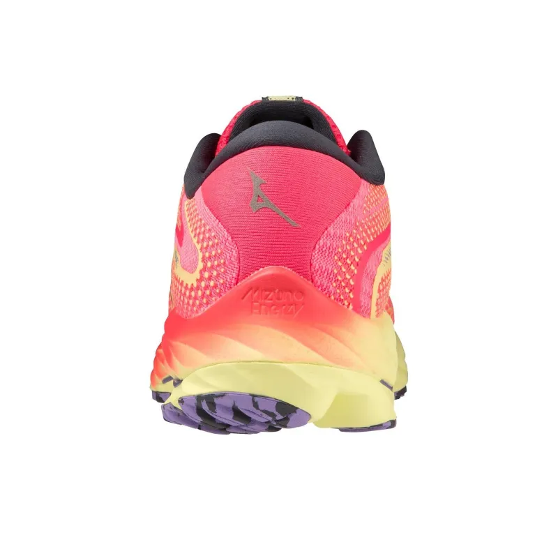 Mizuno Women's Wave Rider 27 'High Vis Pink'-3