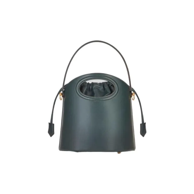 ETRO Calfskin Bucket Bags Shoulder Bag Crossbody Bag Handbag Regular Women's Dark Green-2
