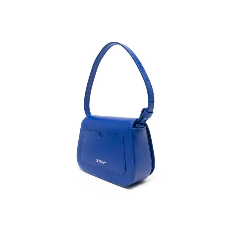 OFF WHITE Skeleton Binder Crossbody Blue-1
