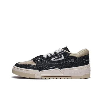 LiNing 001 BTC BTC PRM Cushioning Wear Resistant Low Top Skateboard Shoes Men's Black