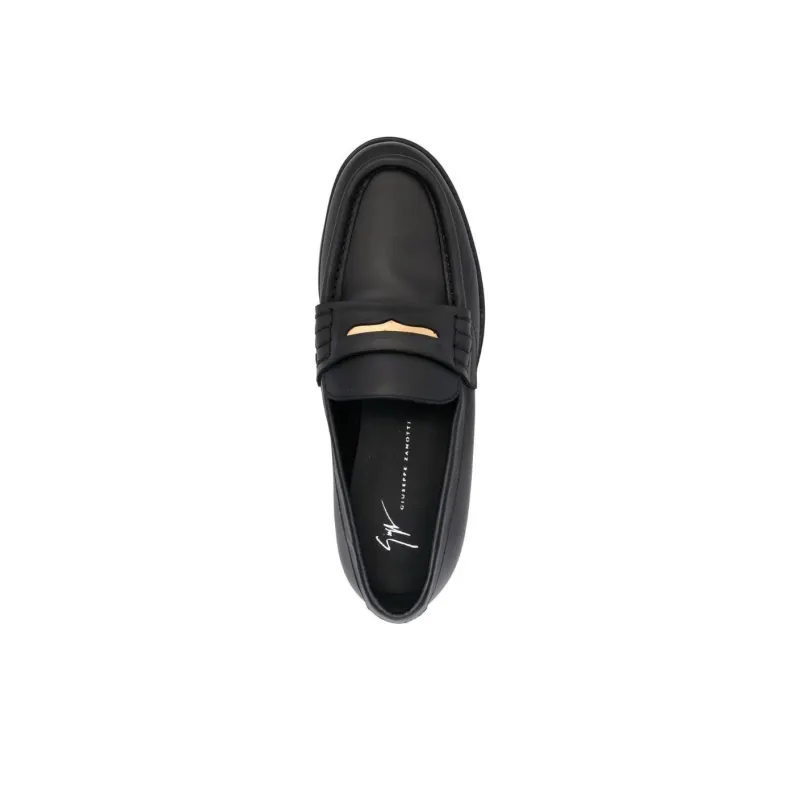 giuseppe zanotti Euro Leather Loafers-4