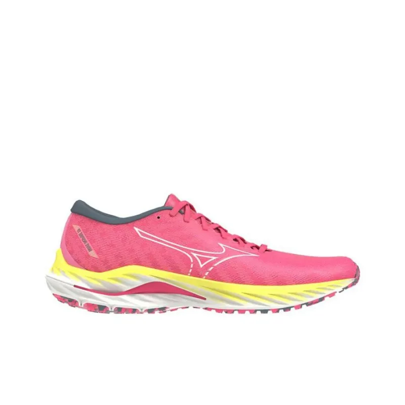 Mizuno Wave Inspire 19 Wear-resistant And Waterproof Low-Top Shoes/Athletic Shoes/Running Shoes Women's Pink-1