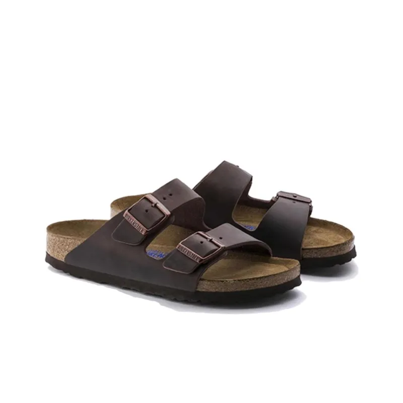 Birkenstock Arizona Soft Footbed Oiled Leather Narrow Fit 'Habana'-4