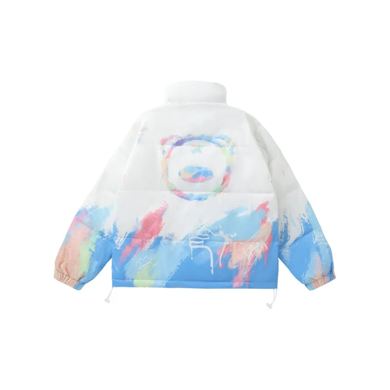 LAMLICKA Puffer Jacket Unisex White-1