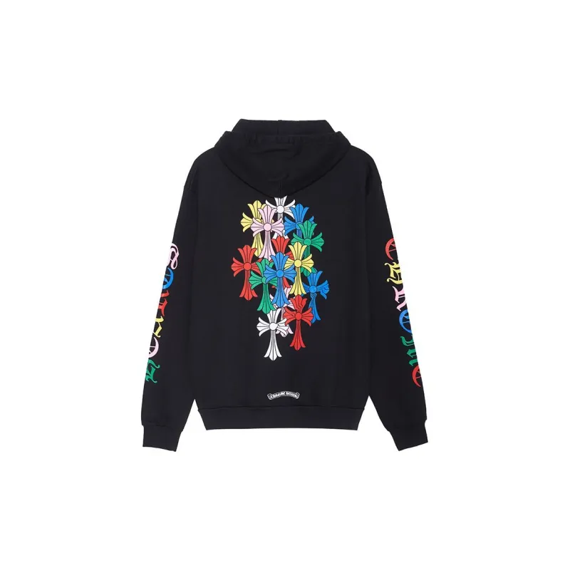 Chrome Hearts Multi Color Cross Cemetery Hoodie-1