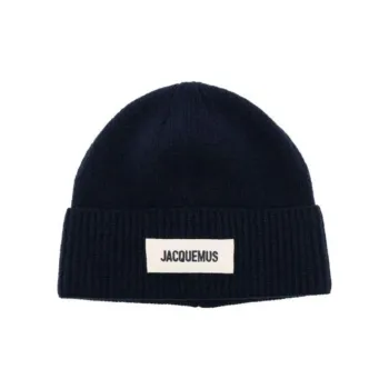 Jacquemus Milu Wool Beanies Women's Blue