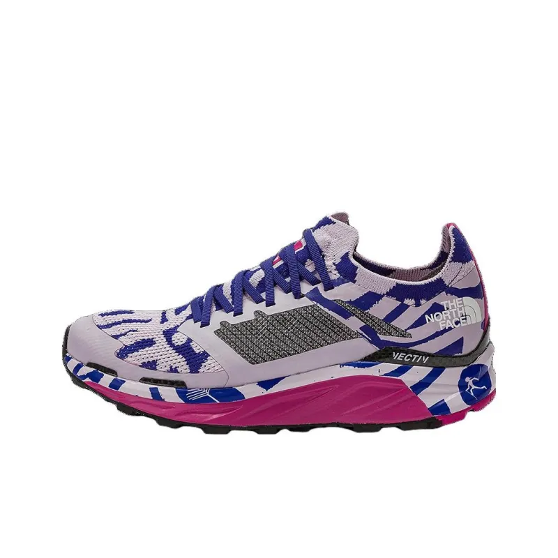 THE NORTH FACE Vectiv Wear resistant And Lightweight Low Top Running Shoes Women's Purple-0