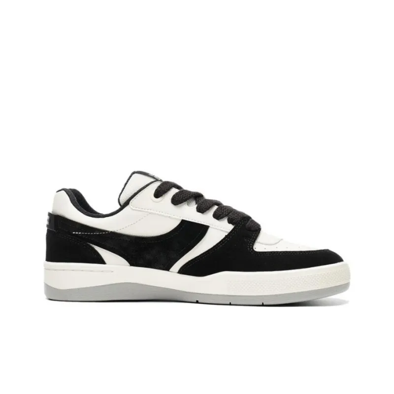 LiNing Honor 92S Cushioning Wear Resistant Low Top Skateboard Shoes Men's Ecru-1