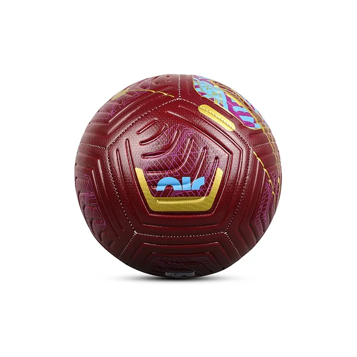 Nike Size 5 Ball Soccer PU Machine Stitched Soccer Ball Unisex Red Yellow-5