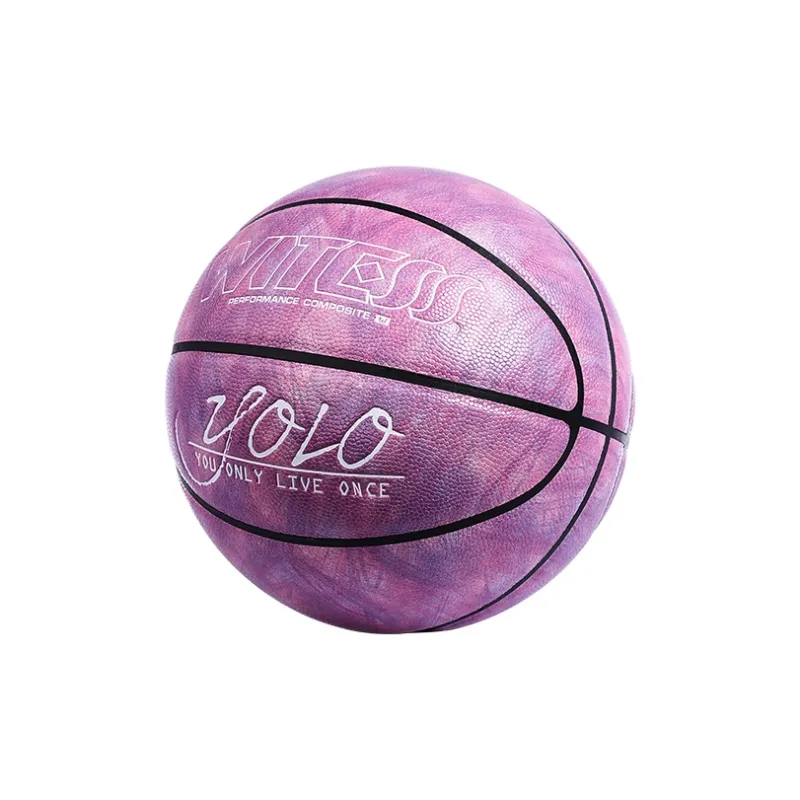 WITESS Eyewitness Series PU Basketball Dazzling Color Purple Size 7 Training Unisex-0
