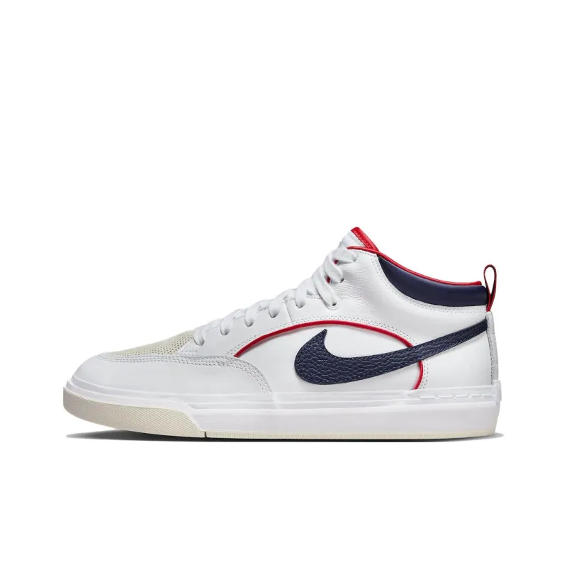 Nike Sb React Leo Prm White Midnight Navy-0