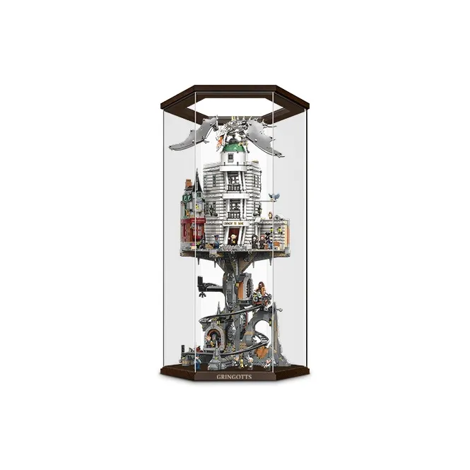 LIGHT YOUR BRICKS Joy Hundred Compatibility Building Block 76417 Harry Potter Gringotts Storage Box Model Accessories-0
