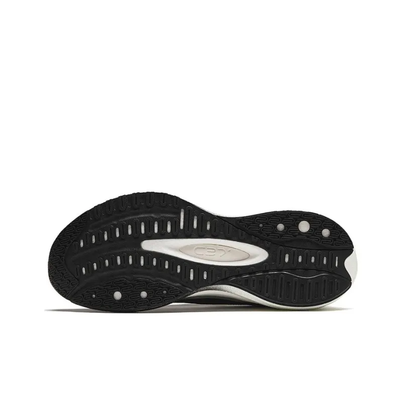 Anta C37 Series Cushioning, Wear Resistant Low Top Sprint Running Shoes Men's Black Silver-4