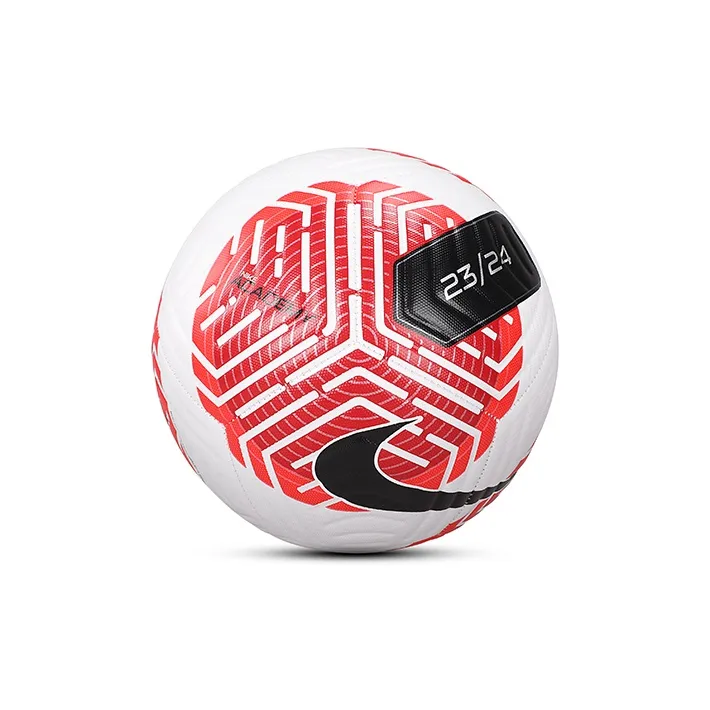 Nike Size 5 Ball Soccer Rubber Machine Stitched Soccer Ball Unisex Red White Black-1