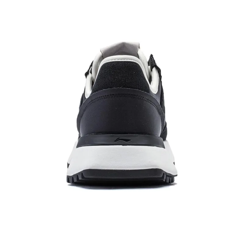 LiNing 001 VNTG Cushioning Breathable Low Top Running Shoes Men's Black-5