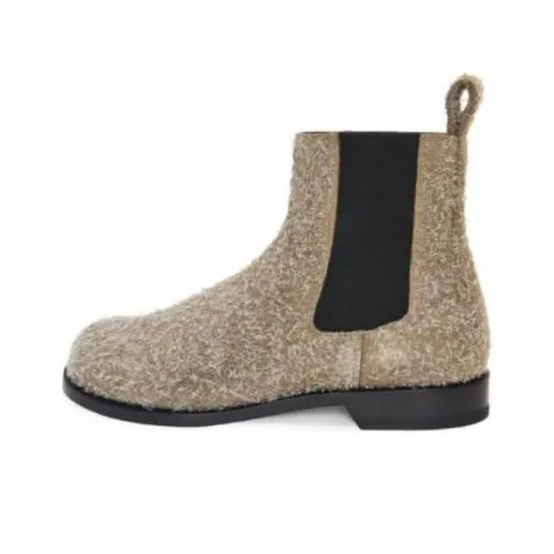 LOEWE Textured Round-toe Boots