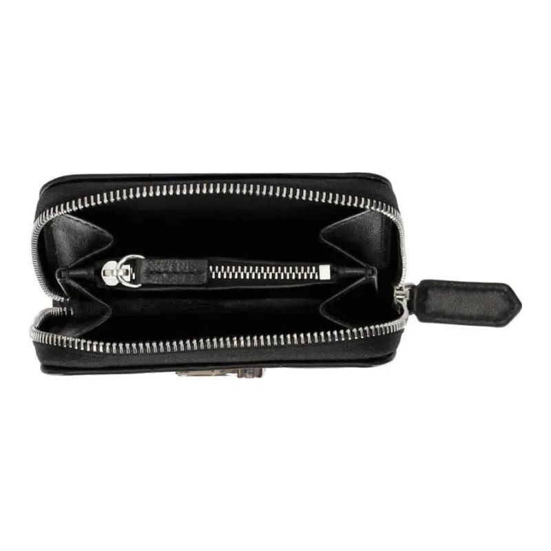 DSQUARED 2 Logo Plaque Zip Around Quilted Wallet-3