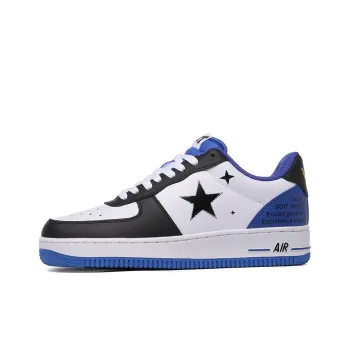 VOIT Skateboard Shoes Unisex Low Top Black White Blue
