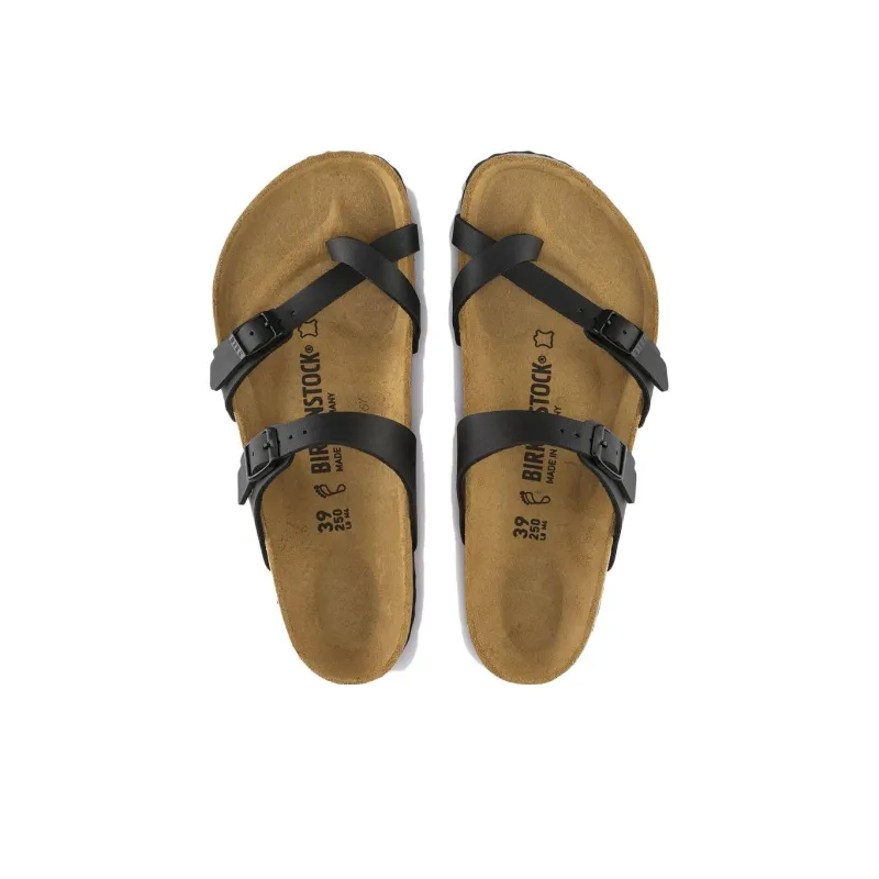 Birkenstock Mayari Birko Flor 'Black'-3