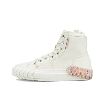 Both Mid Top Skateboard Shoes Women's White
