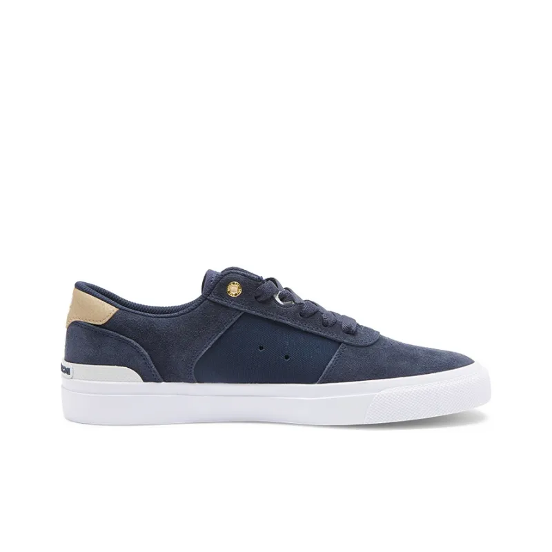 DC Shoes Slip Resistant Breathable Low Top Skateboard Shoes Men's Navy Blue-1