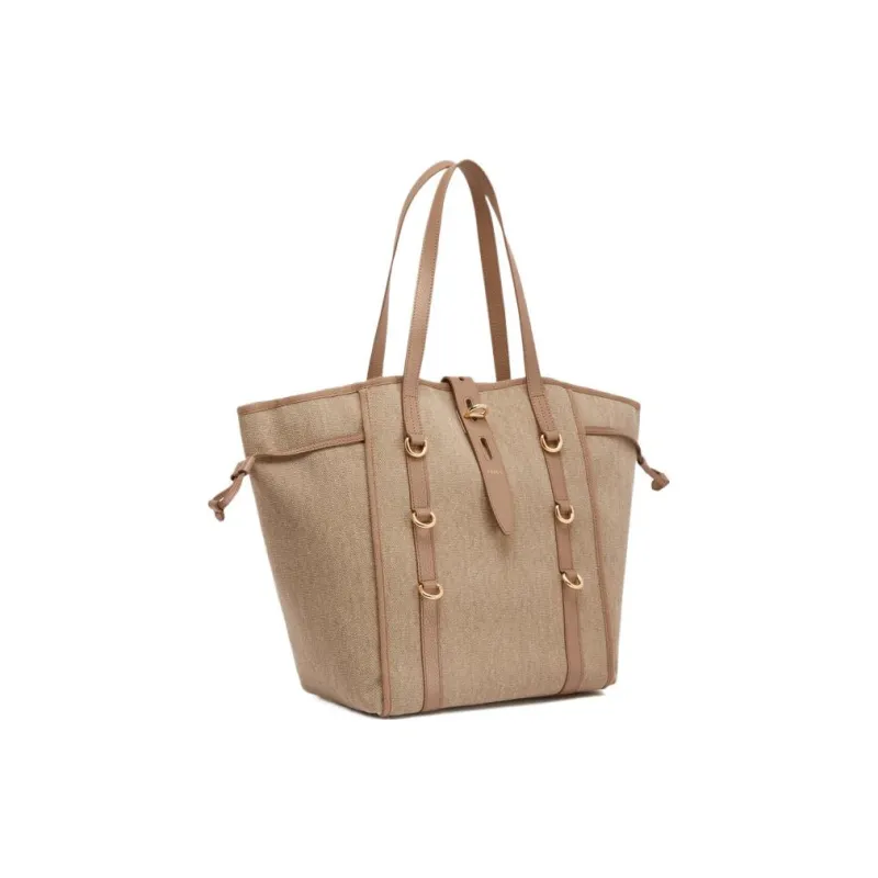 Furla Net Collection Canvas Canvas Bag Tote Bag Shopping Bag Shoulder Bag Handbag Women's Umber-1