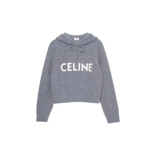 CELINE Sweatshirts Women's Gray