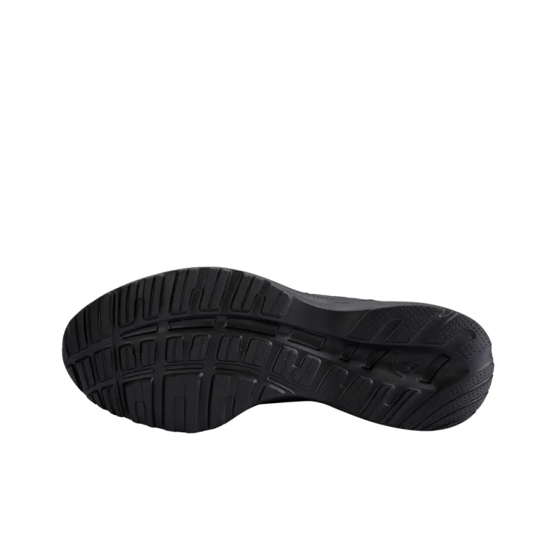QIAODAN Cushioned Anti Slip Wear Resistant Waterproof And Breathable Low Top Running Shoes Men's Black Gray-4