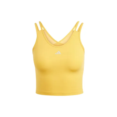 Adidas Hiit Sleeveless Sports Shirts Women's Yellow