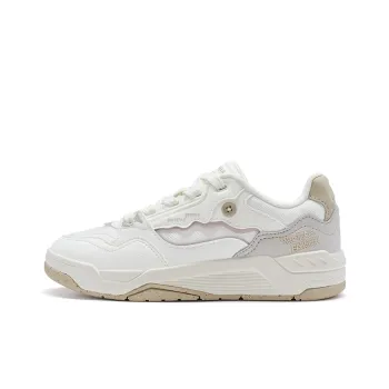 XTEP Eco Friendly Capsule Collection Slip Resistant Low Top Skateboard Shoes Women's Sail White/Dove Gray