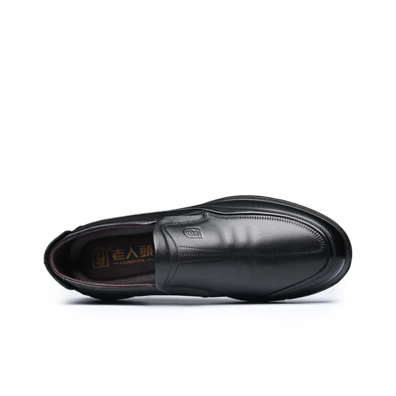 LAORENTOU Men's Casual Shoes Men Low Top Brown-2