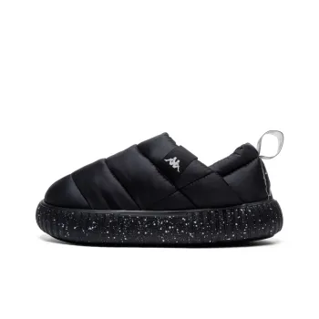 Kappa Warm Wear Resistant Slip Resistant Low Top Casual Shoes Women's Black