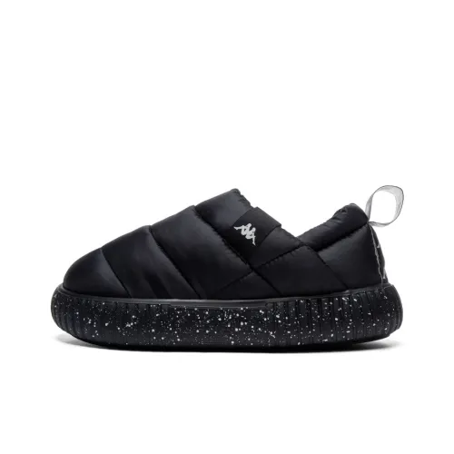 Kappa Warm Wear Resistant Slip Resistant Low Top Casual Shoes Women's Black