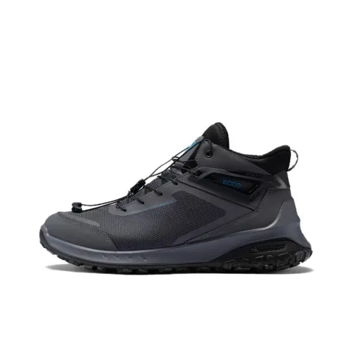 Ecco Otto Series Casual Shoes Men Low-Top Magnetic Gray