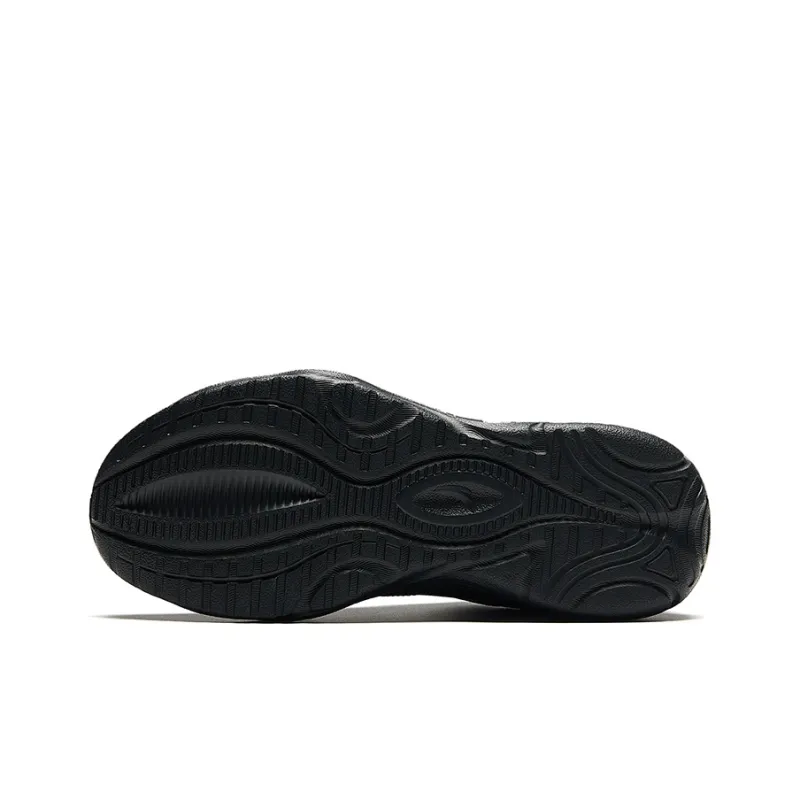 Anta Abrasion Resistant Low Top Training Shoes Women's Black-4
